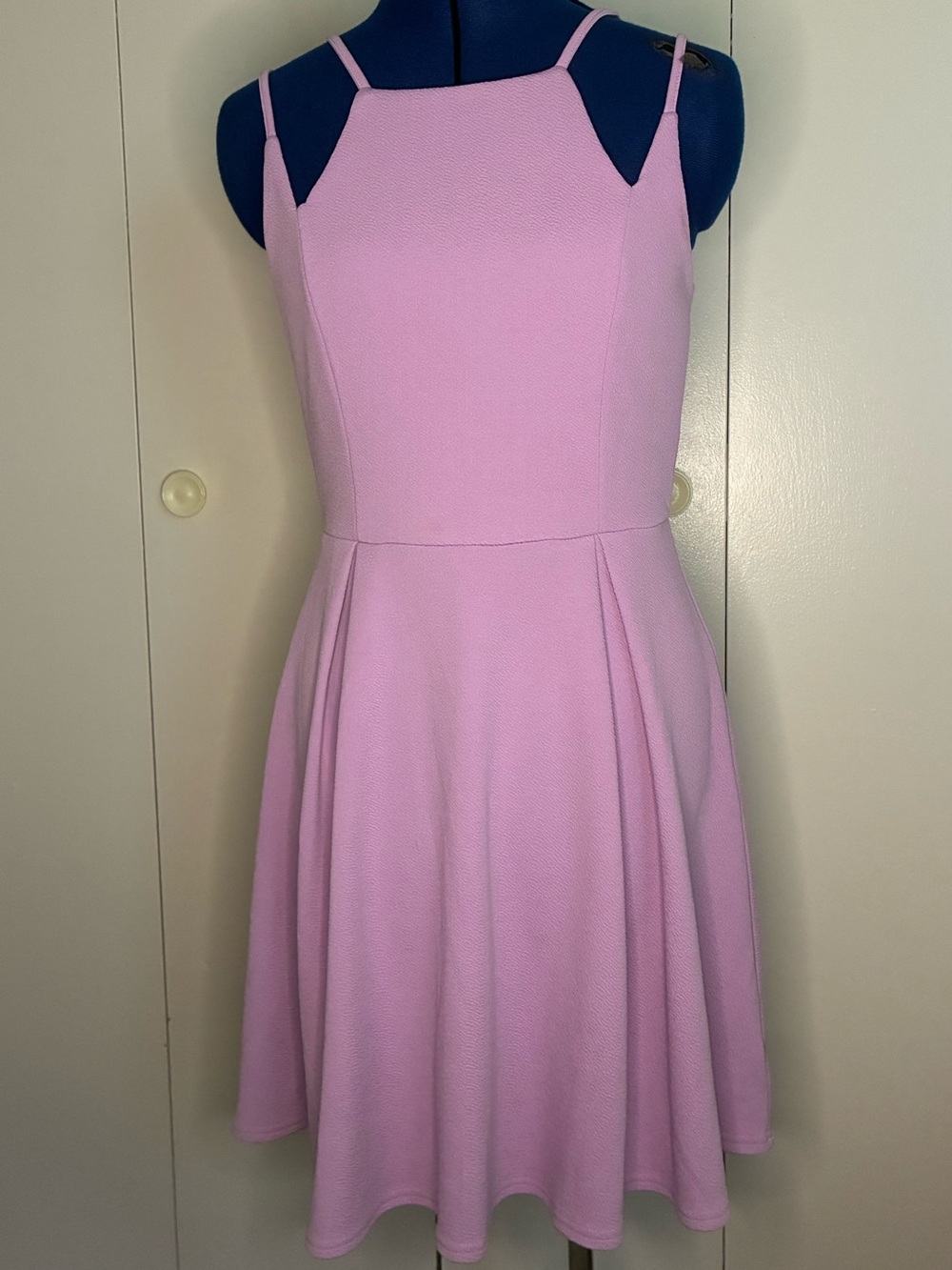 miami Lilac Spaghetti Strap Dress
